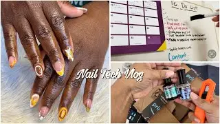 DITL of a Nail Tech | Ep.36 | 3 Nail Clients & Getting The Little Things Done For My Business