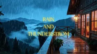 Rain Sounds For Sleeping - 99% Instantly Fall Asleep With Thunder Sound and Rain At Night #02