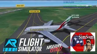 REAL FLIGHT SIM | Lagos to Enugu | Full Flight Deck Experience | Fire Emergency | Airbus A380