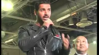 08 Feb, 2014 - Bollywood Actor Endorses Yamaha Motorbike At Indian Auto Expo
