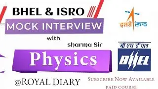 How to prepare ISRO & BHEL HR Interview in English or Hindi guidance by @RoyalDiary