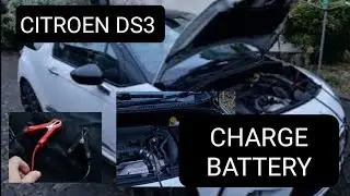 CITROEN DS3 - ЗАРЯДКА АККУМУЛЯТОРА В АВТОМОБИЛЕ