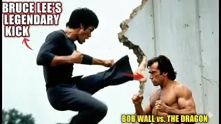 🥋 Bruce Lee&rsquo;s Iconic Kick vs Bob Wall 🐉🔥 | the Dragon Full Fight Scene @Houseofhighlights