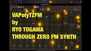 VAPolyTZFM - Polyphonic Through Zero FM Synth by Ryo Togawa - Demo for the iPad