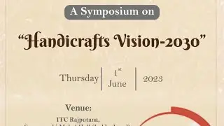 EPCH - A Symposium on &lsquo;Handicrafts Vision 2030&rsquo;