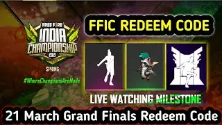 FFIC GRAND FINALS REWARD FREE FIRE || 21 MARCH GRAND FINALS REWARD
