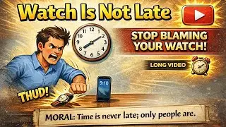 The Watch Is Not Late ⏰ | Powerful Moral Story in English | Value of Time
