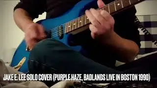 Badlands live / Purple Haze / Jake E Lee Solo Cover