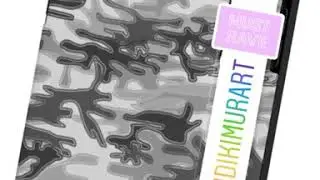 Gray camouflaged print best iPhone case