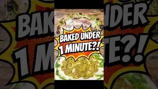 Baked in under 1 minute?! 🍕