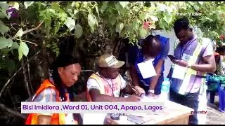 Unused Ballot Papers Being Cancelled At Jimi Agbaje's PU