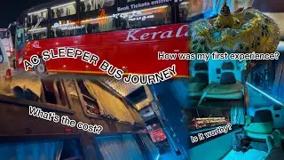 First Time AC Sleeper Bus Journey from Bangalore to Rameswaram || RAMESWARAM SERIES || #bengalivlog 