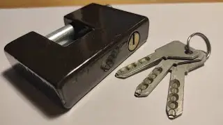 Kabro C4 - antywłamaniowa kłódka trzpieniowa z certyfikatem klasy 4 kontra wytrych. #lockpicking