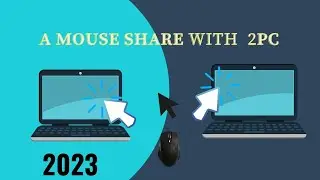 share mouse and keyboards with two or more Pcs 2023 with windows Microsoft mouse without boarders