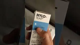 An unofficial introduction of HyloTear:Unboxing, Active ingredients and usage