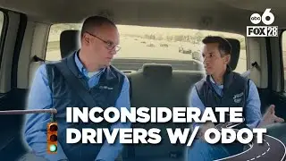 Невнимательные водители на дороге с ODOT