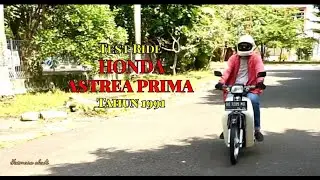 Test Ride Honda Astrea Prima th 1991