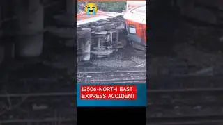 12506 North East express accident #reels #trainaccidentnews #accidentnews #breakingnews #train
