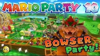 Let's Play Mario Party 10: Mushroom Park! (Bowser Party Mode: Team Bowser & Team Mario)