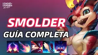 COMPLETE SMOLDER GUIDE IN WILD RIFT: ABILITIES, COMBOS, PRO TIPS, BUILDS, COUNTERS AND MORE.