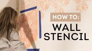 DIY Stencil Walls & New Kitchen Cabinets / Cottage House Flip Episode 8