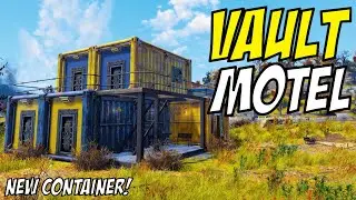 Fallout 76 CAMP Tutorial | Vault Tec Shipping Container Motel Build
