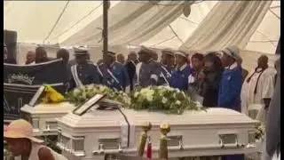 The funeral service of 18-year-old Phehello Motaung and 7-year-old Lesego Sefatsa is underway.