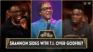 Ссора T.I. с Годфри и Шеннон Шарп переплетается с тем, что TIP и D.L. Hughley против Mo'Nique воз...