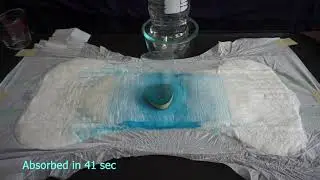 Tena Super Stretch Adult Diaper Unboxing / Capacity Test