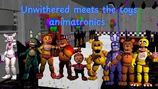 Season 1 : Ep 3 : Unwithered animatronics meet the toy animatronics   