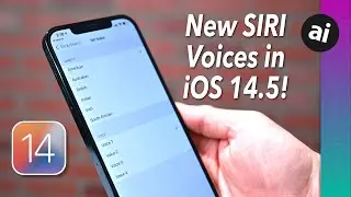 Listen to Siri's NEW VOICES In iOS 14.5 PLUS How To Change Them!