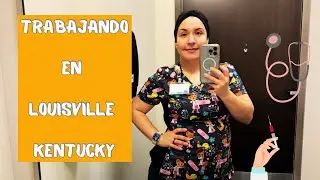 Trabajando como Medical Assistant en Downtown Louisville, unos dias conmigo!
