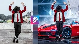 Редактирование фотографий Picsart || Изменение фона. Пошаговое редактирование фотографий || Sony Jackson Picsart edit
