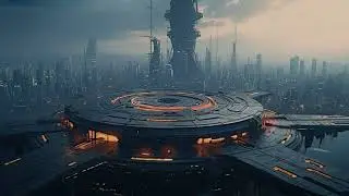 Future City Spaceport Fly Through VFX Test