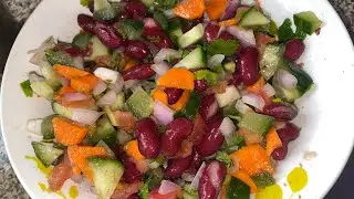Rajma Chaat | Easy and healthy rajma Chaat Recipe | Russian salad banane ka tarika | rajma chaat