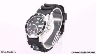 Мужские механические часы Ориент orient EM65004B для подводного плавания