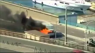 Scarface bende Marseille Armoured Car Heist Footage Audi RS4 RS6