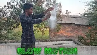 Slow motion water balance dropping crazy weaving viewing 👌👌👌by experiment fans