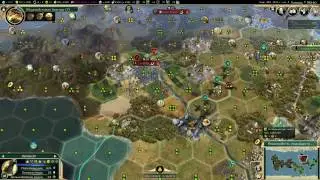 Civilization 5. Монгольский хан съёбывает из сраной Монголии