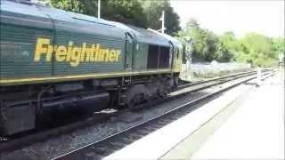 66957 Powers up through Wellingborough with 6M91 6.10.14