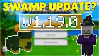 MCPE 1.19 SWAMP UPDATE Minecraft Pocket Edition Swamp Update 2022