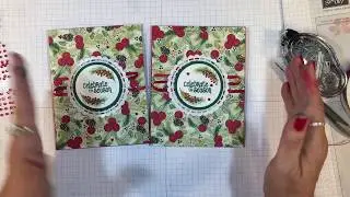 Stampin&rsquo; Up! 2018 Christmas Cards in July - Merry Mistletoe Card