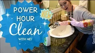 POWER HOUR CLEAN WITH ME | Whole House Clean | See Elise Clean 2019