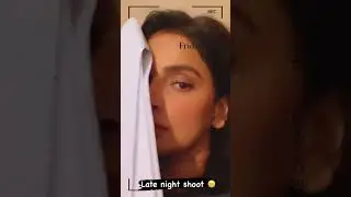late night shoot #sabaqamar #model #actress #shooting