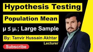 Hypothesis Testing (easy way) | Solved Problem | TStatistics