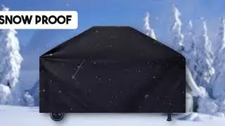 BBQ Cover Waterproof 210D Heavy Duty, Outdoor Gas Grill Cover, Rip-Proof, Dust-proof & Anti-UV