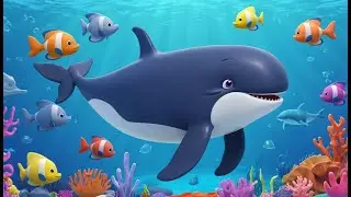 Little Whale Helps the Ocean Rescue Team | 3D Animated Nursery Rhyme for Kids