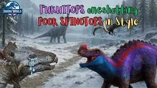 FUKUITOPS oneshotting POOR Spinotops in Style 😬 | PVP Battles | Jurassic World Alive Gameplay 552