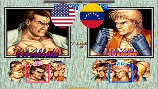 Art of Fighting 2 ➤ Stressedin (Usa) vs eusman (Venezuela) aof2