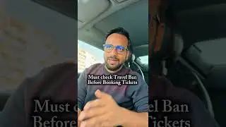 Must check Travel Ban Before Booking Tickets #imsrk447 #dubaipolice